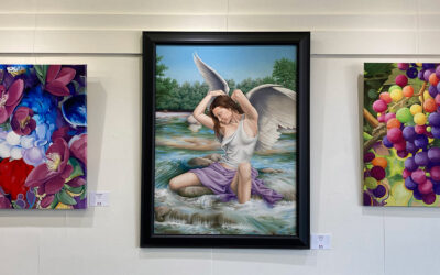 Preparing to Hang in the Gallery