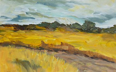 Evelyn Jorgenson Painting in Tuscany